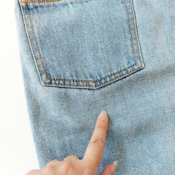 Y2k 90s‎ Jerry Leigh Minnie Mouse Denim "Mom" Shorts size Medium Disney Vintage - Picture 11 of 11